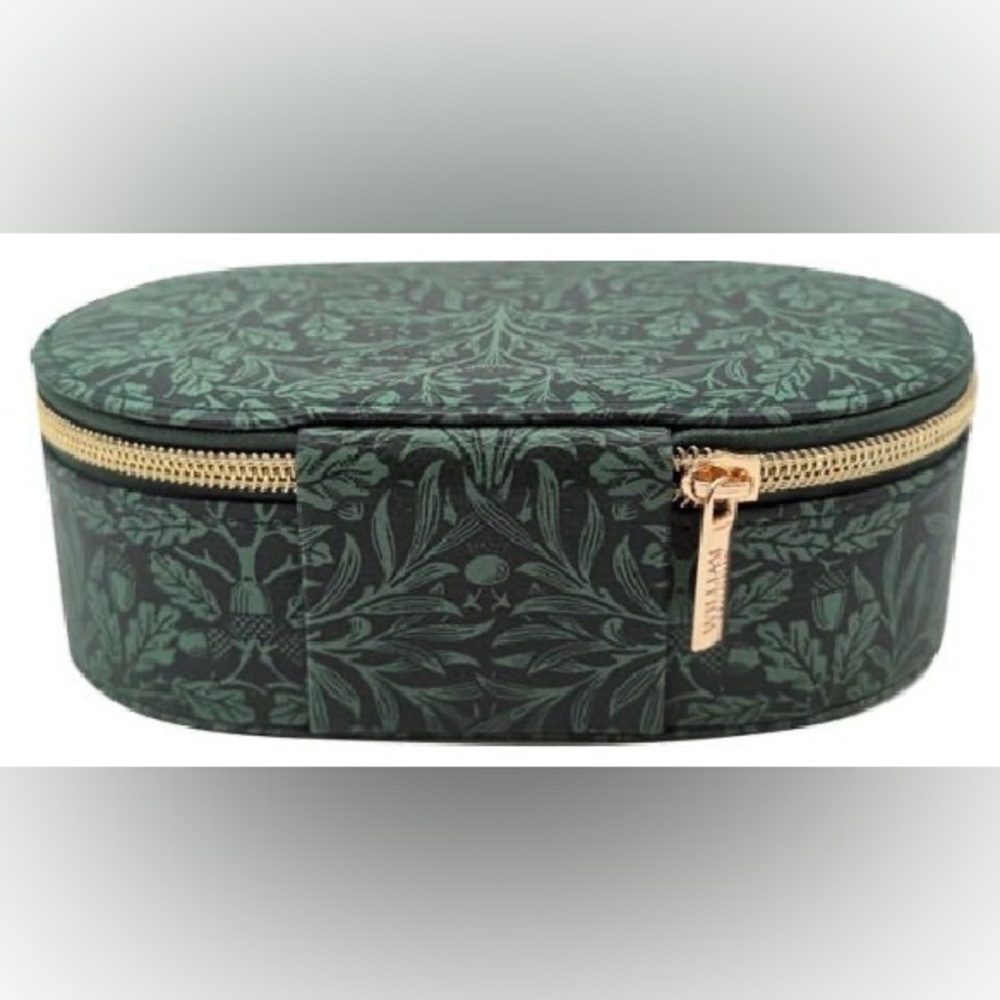 NWT 1800’S ARTIST WILLIAM MORRIS PRINTED “ACORNS & OAK LEAVES” JEWELRY BOX! - Picture 4 of 9